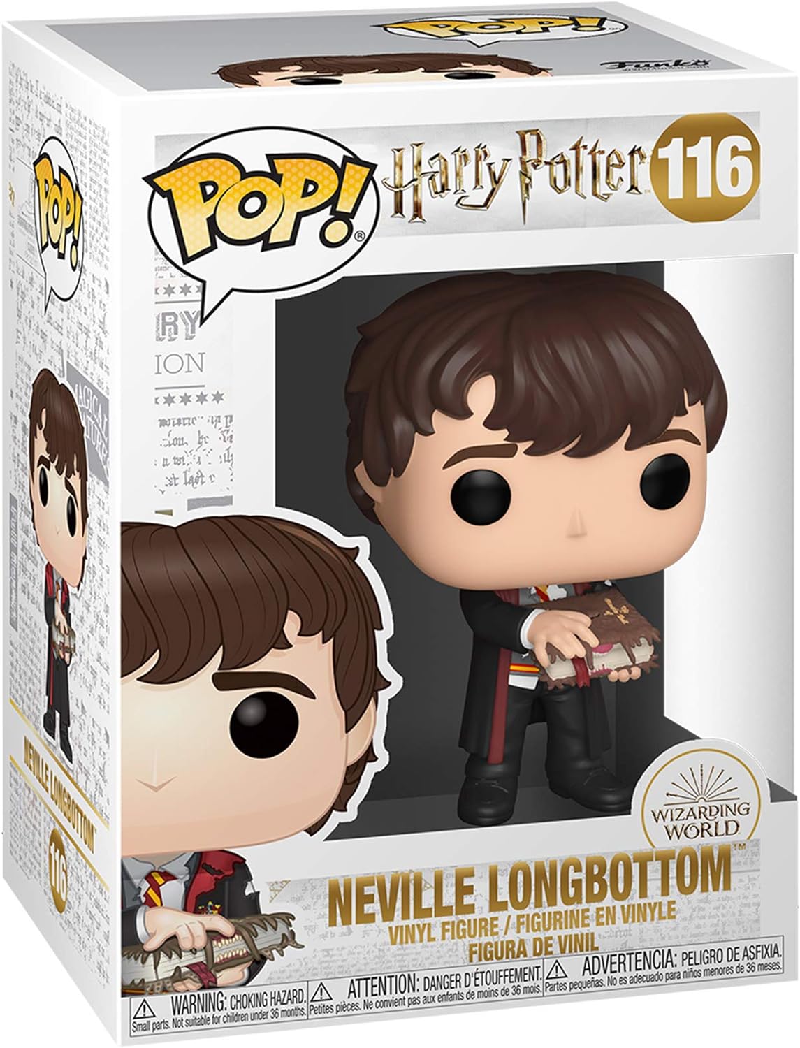 Harry Potter Neville with Monster Book Pop #116