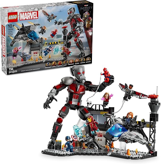 Lego 76314 Capitán América: Civil War Battle