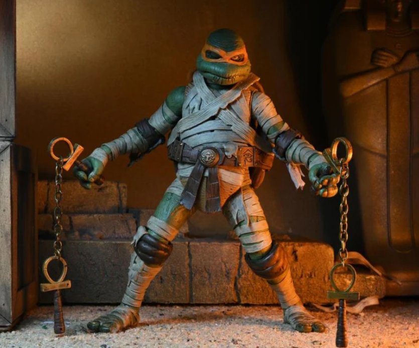 Neca Universal Monsters TMNT Ultimate Michelangelo Mummy