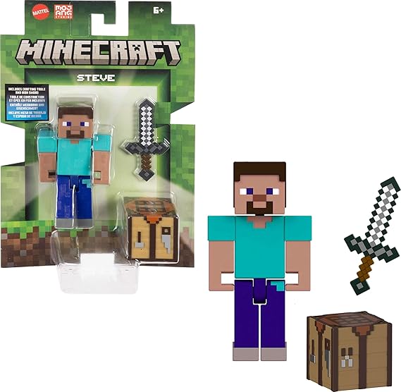 Minecraft Steve with Accessories Steve 2-Pack