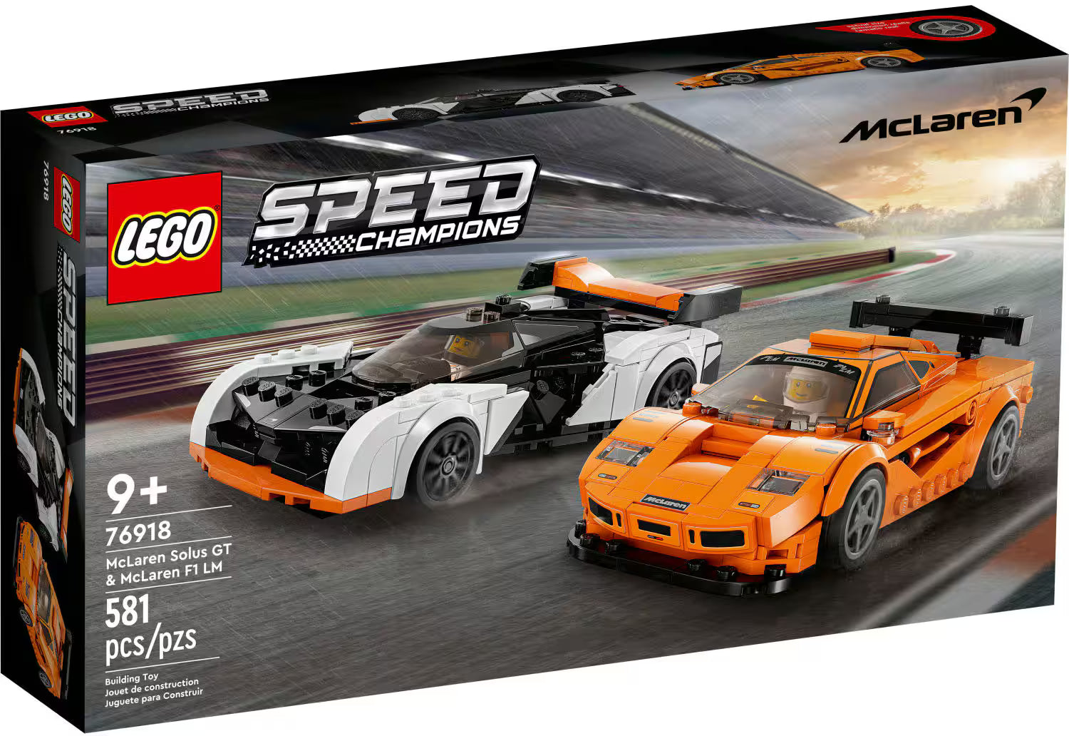Lego 76918  Speed Champions McLaren Solus & McLaren F1 LM