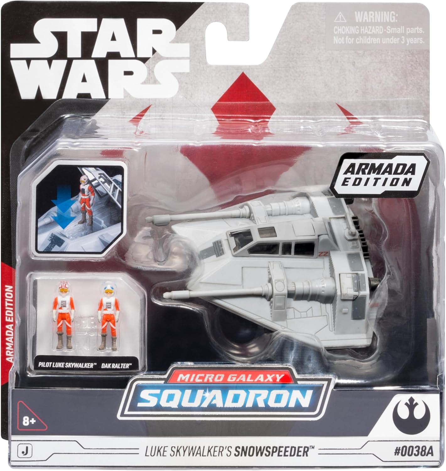 Micro Galaxy Squadron Luke Skywalker's Snowspeeder Armada edition