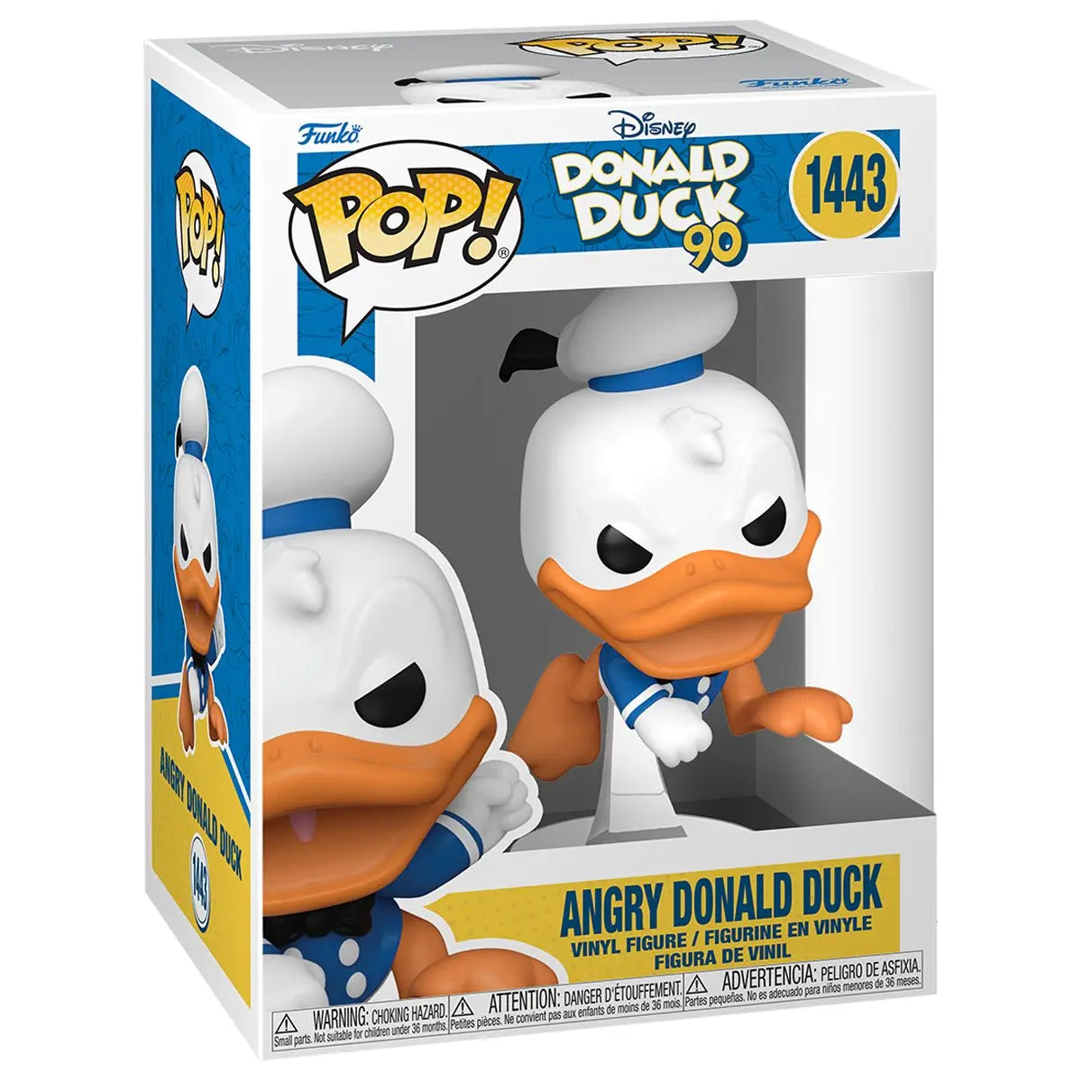 Donald Duck 90th Anniversary Angry Donald Duck Funko Pop #1443