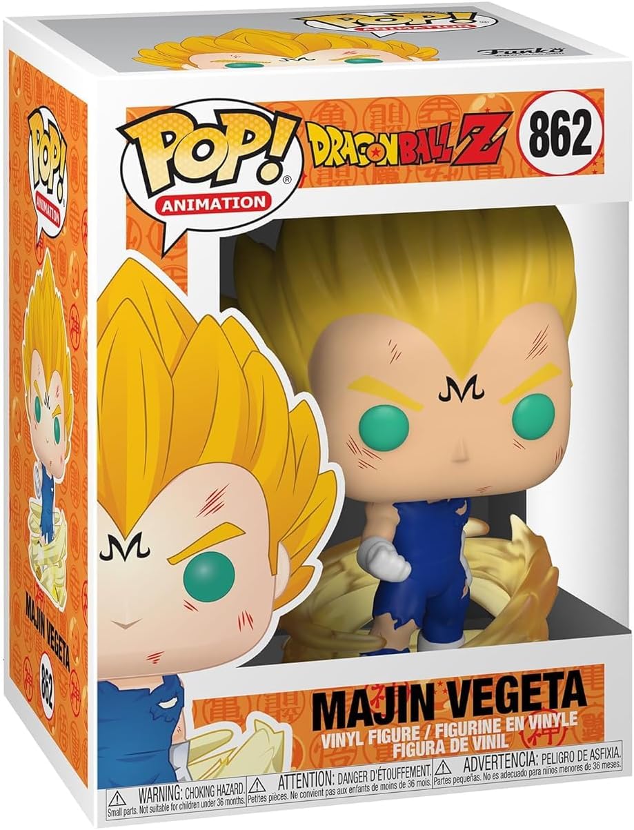 Dragon Ball Z Majin Vegeta Funko Pop #862 - Caja Detalle