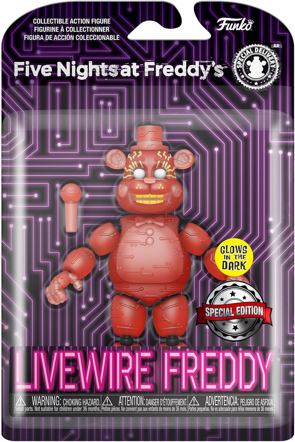 Five Nights at Freddy's - Freddy (Orange Glow) -Walmart Exclusive