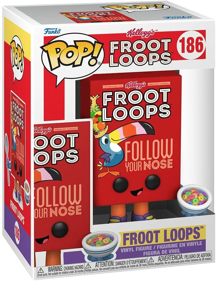 Kelloggs Froot Loops Cereal Box Pop #186