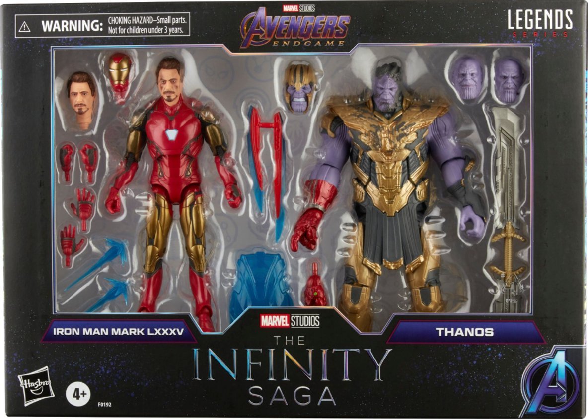 Marvel Legends Iron Man 85 vs. Thanos - Caja Detalle