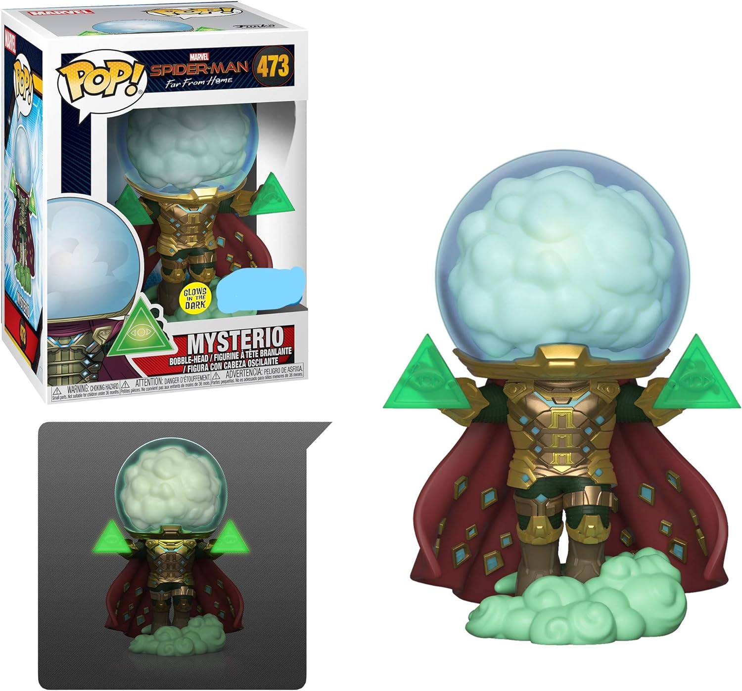 Marvel Mysterio  Glow-in-the-Dark Funko Pop #1156