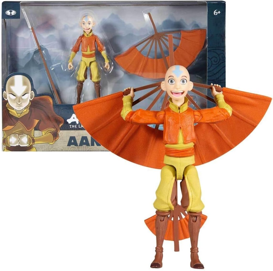 Mc Farlane Avatar: The Last Airbender Aang with Glider