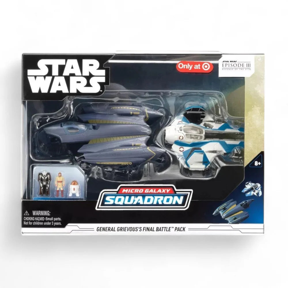 Microgalaxy squadron Bundle Vehicle Ep 3 - Obi-Wan vs General Grievous Battle Pack -Falta cabina del general Grievous