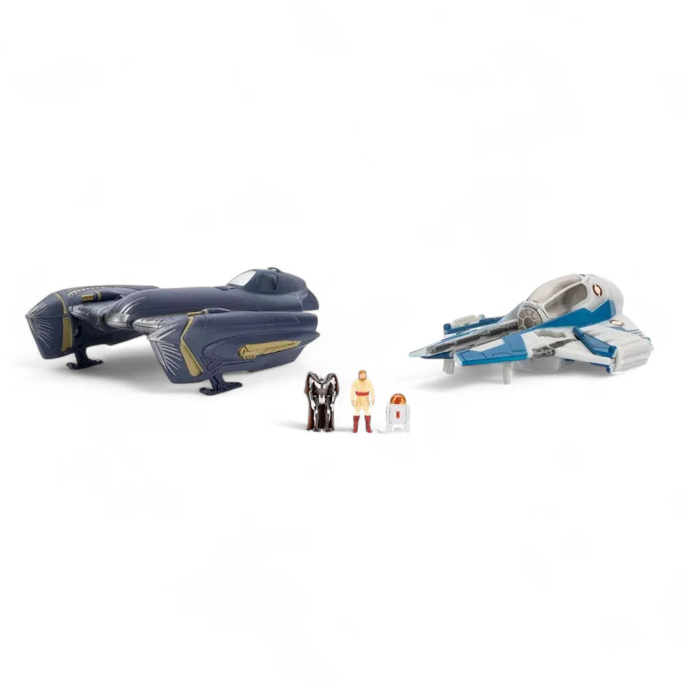 Microgalaxy squadron Bundle Vehicle Ep 3 - Obi-Wan vs General Grievous Battle Pack -Falta cabina del general Grievous