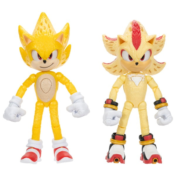 Sonic 3 The Hedgehog Super Sonic & Super Shadow 2 pack