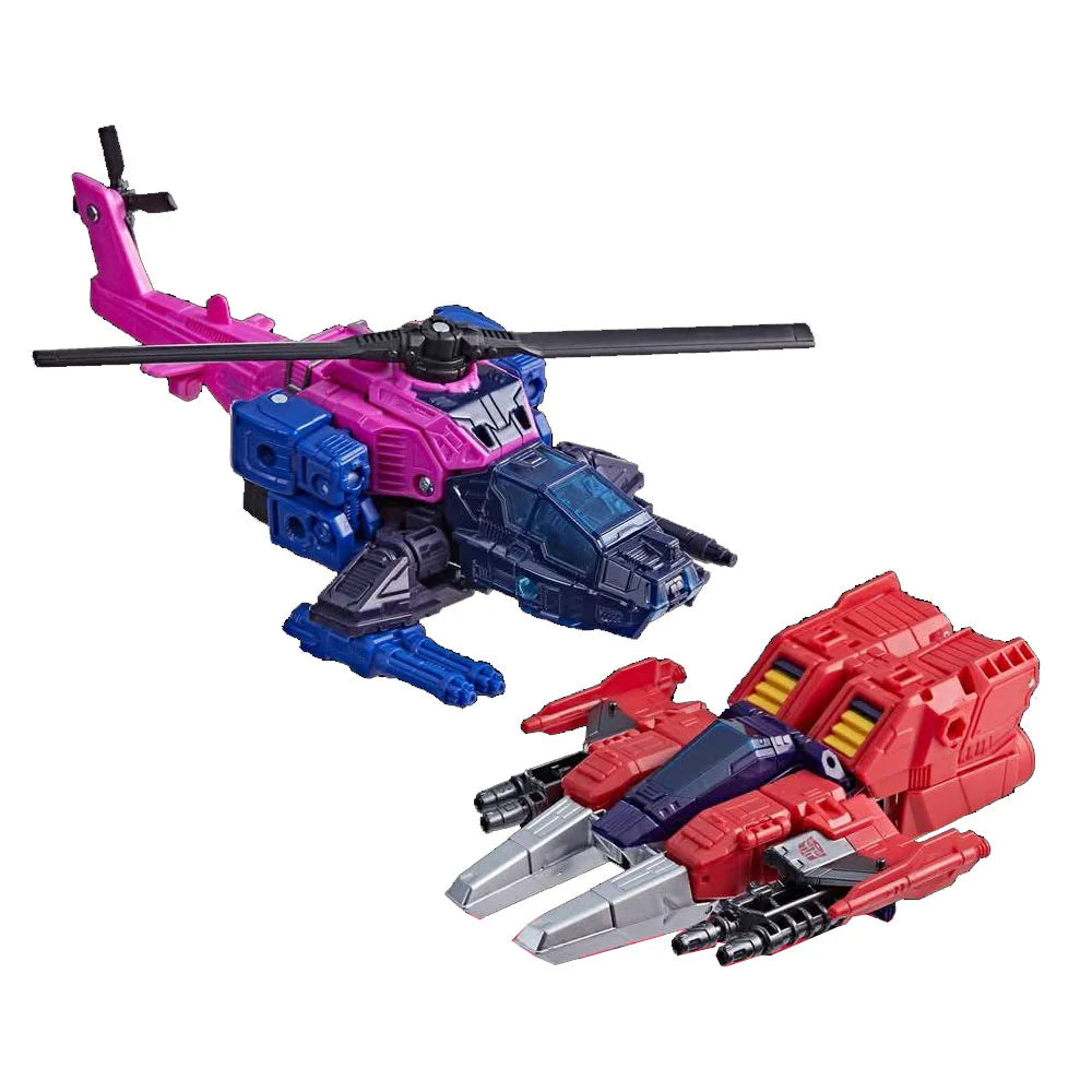 Transformers Age of the Primes Spinister vs Topsin-Caja Detalle