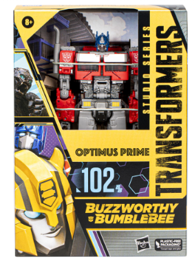 Transformer Buzzworthy Voyager Optimus Prime Hasbro Pulse Exclusive- Caja Detalle