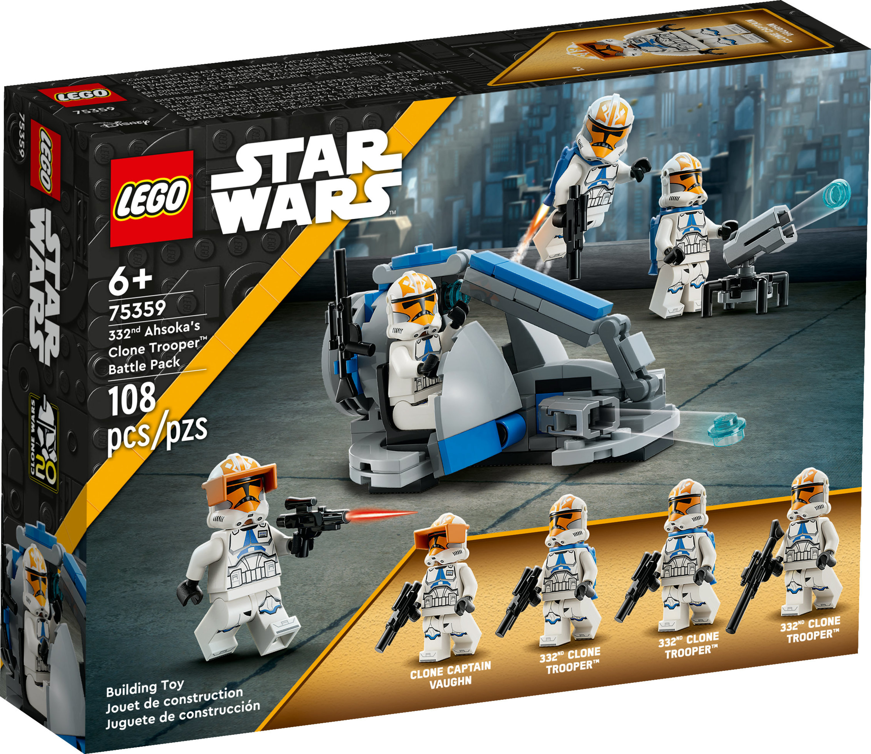 Lego 75359    332 Ahsoka¨s  Clone Trooper Battle Pack