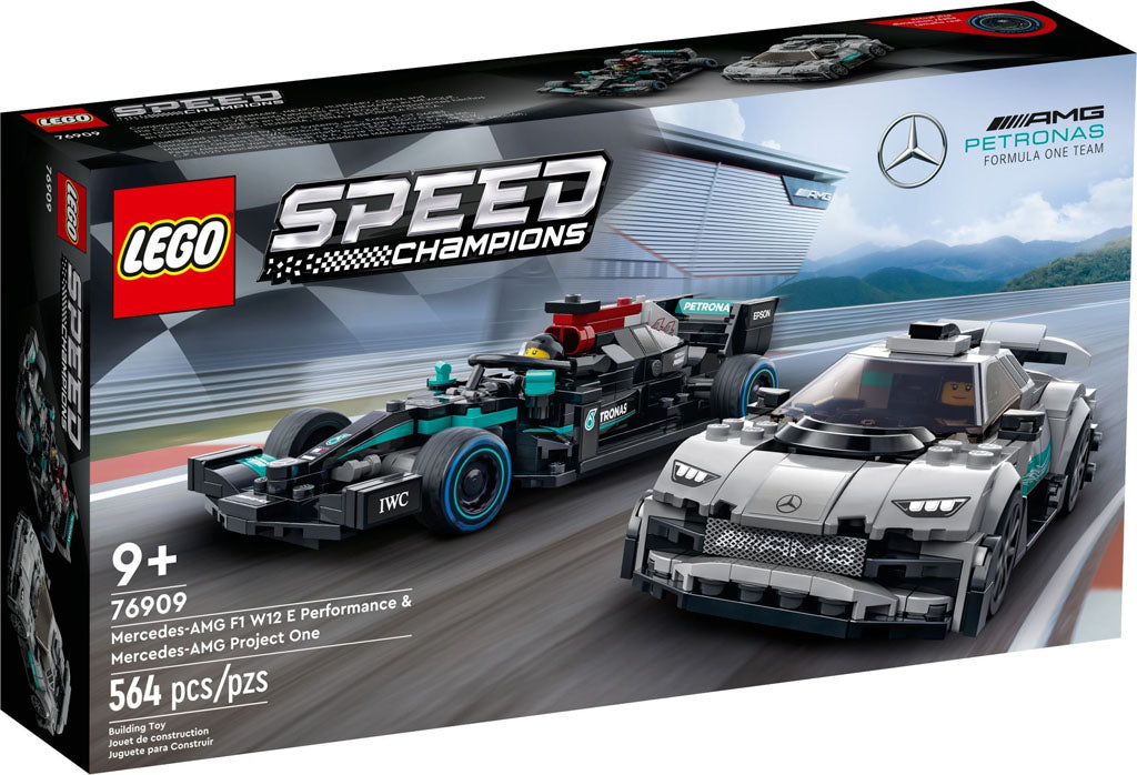 Lego 76909  Speed Champions Mercedes-AMG F1 W12 E Performance & Mercedes-AMG Project One